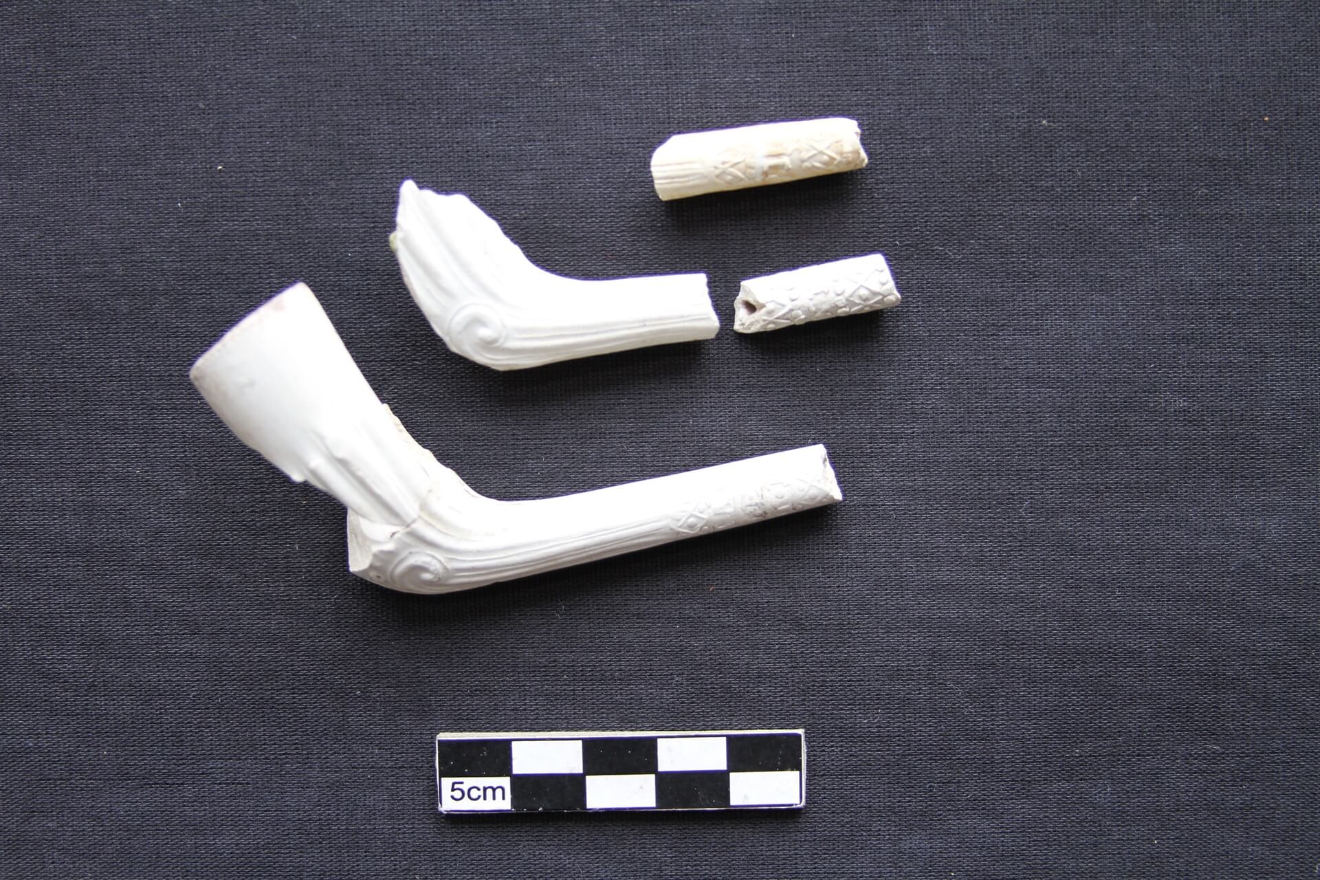 Clay pipes - Christiansborg Castle Accra