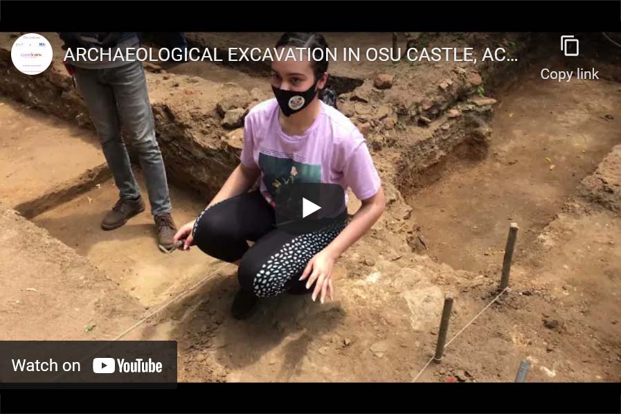 Centrikan TV - Archaeological Excavation in Osu Castle, Accra-Ghana: Recounting Ghana's History