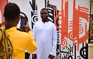 Letters in Motion - Art exhibition Osu, Ghana