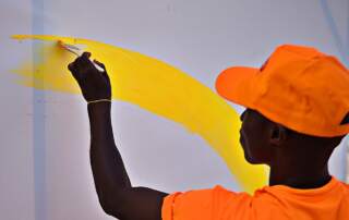 Letters in Motion - Art exhibition Osu, Ghana