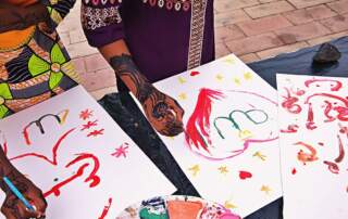 Letters in Motion - Art exhibition Osu, Ghana