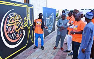 Letters in Motion - Art exhibition Osu, Ghana