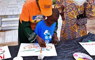 Letters in Motion - Art exhibition Osu, Ghana