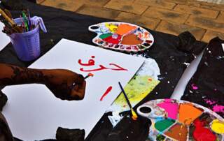 Letters in Motion - Art exhibition Osu, Ghana