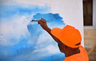 Letters in Motion - Art exhibition Osu, Ghana